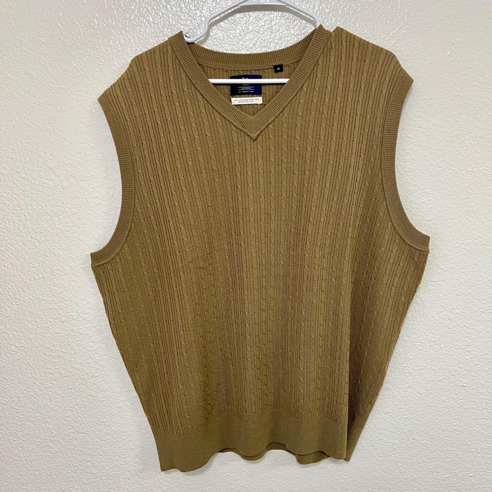Vintage‎ Callaway Golf Apparel Sweater Vest Mens XL Extra Fine Merino Wool